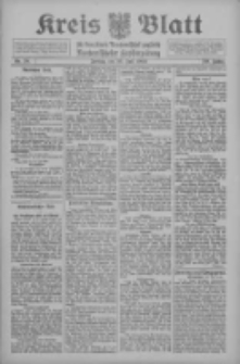 Kreis Blatt f&uuml;r den Kreis Neutomischeler zugleich Hopfenzeitung 1910.07.22 Jg.29 Nr58