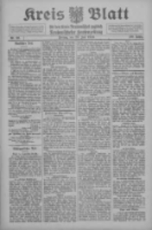 Kreis Blatt f&uuml;r den Kreis Neutomischeler zugleich Hopfenzeitung 1910.07.29 Jg.29 Nr60