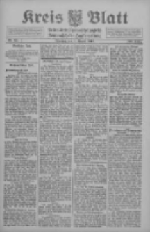 Kreis Blatt für den Kreis Neutomischeler zugleich Hopfenzeitung 1910.08.09 Jg.29 Nr63