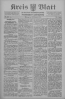 Kreis Blatt f&uuml;r den Kreis Neutomischeler zugleich Hopfenzeitung 1910.08.12 Jg.29 Nr64