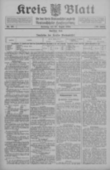 Kreis Blatt f&uuml;r den Kreis Neutomischeler zugleich Hopfenzeitung 1910.08.30 Jg.29 Nr69