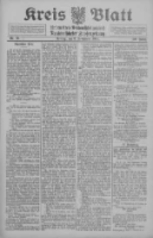 Kreis Blatt f&uuml;r den Kreis Neutomischeler zugleich Hopfenzeitung 1910.09.02 Jg.29 Nr70