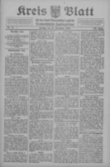Kreis Blatt f&uuml;r den Kreis Neutomischeler zugleich Hopfenzeitung 1910.09.16 Jg.29 Nr74