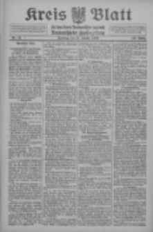 Kreis Blatt f&uuml;r den Kreis Neutomischeler zugleich Hopfenzeitung 1910.10.11 Jg.29 Nr81