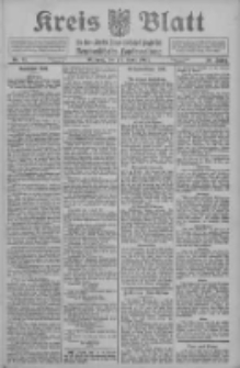 Kreis Blatt für den Kreis Neutomischeler zugleich Hopfenzeitung 1911.04.19 Jg.30 Nr31