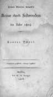 Reise durch Schweden im Jahr 1804. Erster Theil