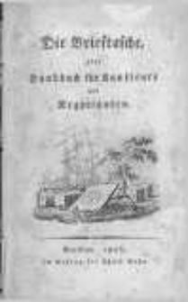 Die Brieftasche, oder Handbuch f&uuml;r Kaufleute und Nagocianten