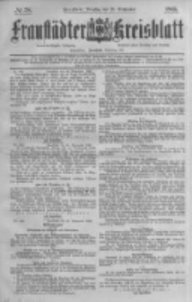 Fraust&auml;dter Kreisblatt. 1885.09.29 Nr78