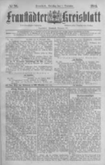 Fraustädter Kreisblatt. 1885.12.01 Nr96