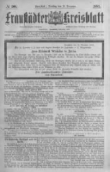 Fraust&auml;dter Kreisblatt. 1885.12.15 Nr100