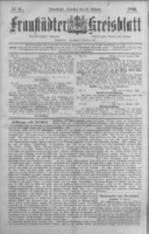 Fraustädter Kreisblatt. 1886.02.23 Nr16