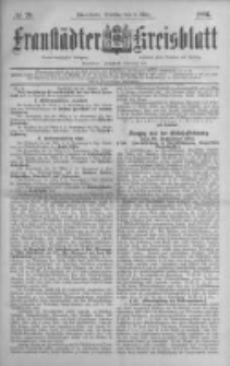 Fraust&auml;dter Kreisblatt. 1886.03.09 Nr20
