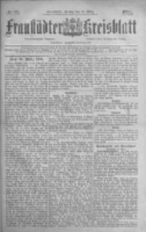 Fraustädter Kreisblatt. 1886.03.19 Nr23