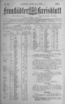 Fraustädter Kreisblatt. 1886.04.06 Nr28