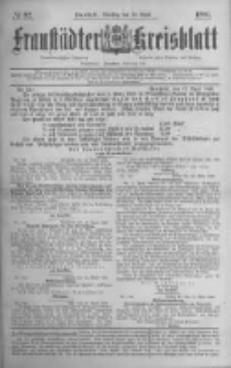 Fraust&auml;dter Kreisblatt. 1886.04.20 Nr32