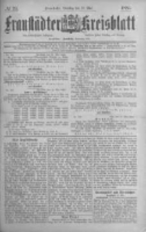 Fraust&auml;dter Kreisblatt. 1886.05.18 Nr39