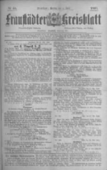 Fraustädter Kreisblatt. 1886.06.04 Nr44