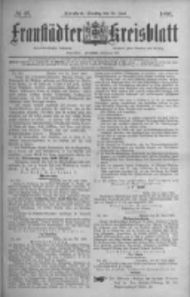 Fraust&auml;dter Kreisblatt. 1886.06.29 Nr51