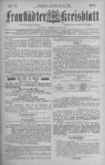 Fraust&auml;dter Kreisblatt. 1886.07.20 Nr57