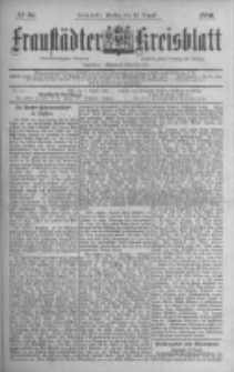 Fraust&auml;dter Kreisblatt. 1886.08.13 Nr64