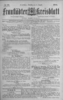 Fraust&auml;dter Kreisblatt. 1886.08.17 Nr65
