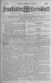 Fraust&auml;dter Kreisblatt. 1886.09.17 Nr74