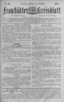 Fraustädter Kreisblatt. 1886.09.21 Nr75