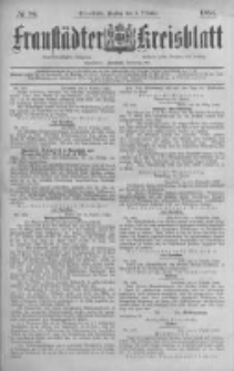 Fraust&auml;dter Kreisblatt. 1886.10.08 Nr80