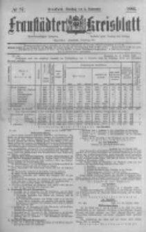 Fraust&auml;dter Kreisblatt. 1886.11.02 Nr87