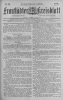 Fraust&auml;dter Kreisblatt. 1886.11.05 Nr88