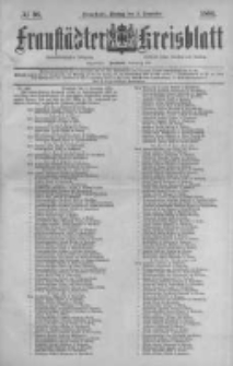 Fraust&auml;dter Kreisblatt. 1886.12.03 Nr96