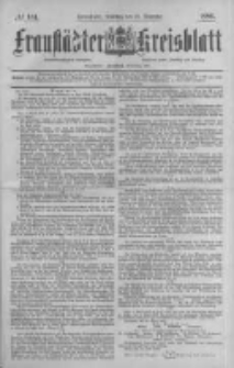 Fraust&auml;dter Kreisblatt. 1886.12.21 Nr101