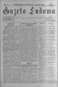 Gazeta Ludowa. 1898.11.09 R.3 nr88