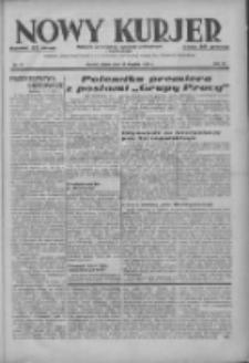 Nowy Kurjer: dziennik poświęcony sprawom politycznym i społecznym 1937.01.15 R.48 Nr11