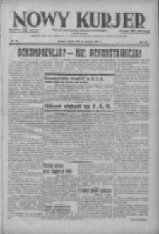 Nowy Kurjer: dziennik poświęcony sprawom politycznym i społecznym 1937.01.23 R.48 Nr18