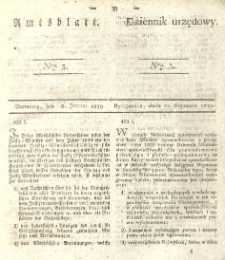 Amtsblatt der K&ouml;niglichen Preussischen Regierung zu Bromberg. 1839.01.18 No.3