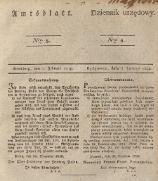 Amtsblatt der K&ouml;niglichen Preussischen Regierung zu Bromberg. 1839.02.01 No.5