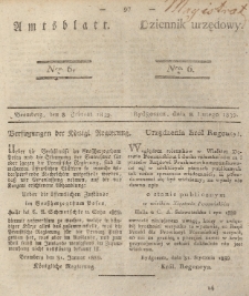 Amtsblatt der K&ouml;niglichen Preussischen Regierung zu Bromberg. 1839.02.08 No.6