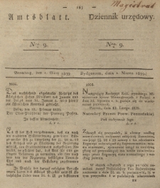 Amtsblatt der K&ouml;niglichen Preussischen Regierung zu Bromberg. 1839.03.01 No.9