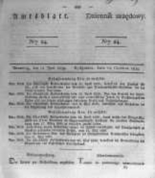 Amtsblatt der K&ouml;niglichen Preussischen Regierung zu Bromberg. 1839.06.14 No.24