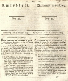 Amtsblatt der K&ouml;niglichen Preussischen Regierung zu Bromberg. 1839.08.09 No.32