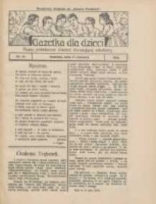 Gazetka dla Dzieci: pismo poświęcone r&oacute;wnież dorastającej młodzieży: bezpłatny dodatek do "Gazety Polskiej" 1924.06.12 Nr21