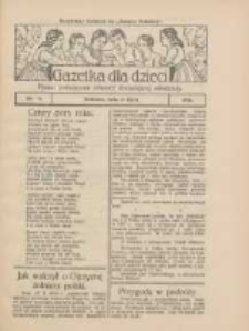 Gazetka dla Dzieci: pismo poświęcone r&oacute;wnież dorastającej młodzieży: bezpłatny dodatek do "Gazety Polskiej" 1924.07.17 Nr26