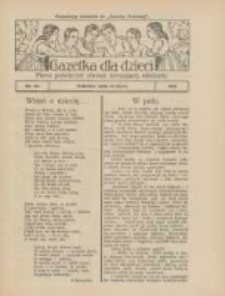 Gazetka dla Dzieci: pismo poświęcone r&oacute;wnież dorastającej młodzieży: bezpłatny dodatek do "Gazety Polskiej" 1925.07.23 Nr30