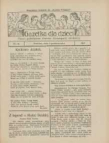 Gazetka dla Dzieci: pismo poświęcone r&oacute;wnież dorastającej młodzieży: bezpłatny dodatek do "Gazety Polskiej" 1925.10.08 Nr41