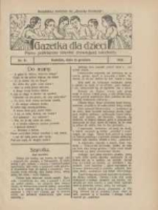 Gazetka dla Dzieci: pismo poświęcone również dorastającej młodzieży: bezpłatny dodatek do "Gazety Polskiej" 1925.12.18 Nr51