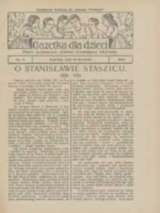 Gazetka dla Dzieci: pismo poświęcone r&oacute;wnież dorastającej młodzieży: bezpłatny dodatek do "Gazety Polskiej" 1926.01.21 Nr3