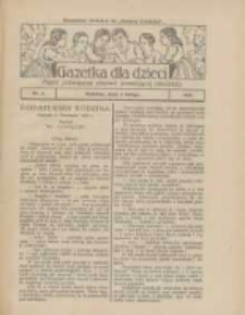 Gazetka dla Dzieci: pismo poświęcone również dorastającej młodzieży: bezpłatny dodatek do "Gazety Polskiej" 1926.02.04 Nr5