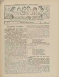 Gazetka dla Dzieci: pismo poświęcone r&oacute;wnież dorastającej młodzieży: bezpłatny dodatek do "Gazety Polskiej" 1926.02.18 Nr7