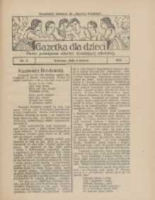 Gazetka dla Dzieci: pismo poświęcone r&oacute;wnież dorastającej młodzieży: bezpłatny dodatek do "Gazety Polskiej" 1926.03.04 Nr9
